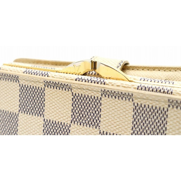 Louis Vuitton Azur White Viennois Bifold Wallet - Picture 7 of 9